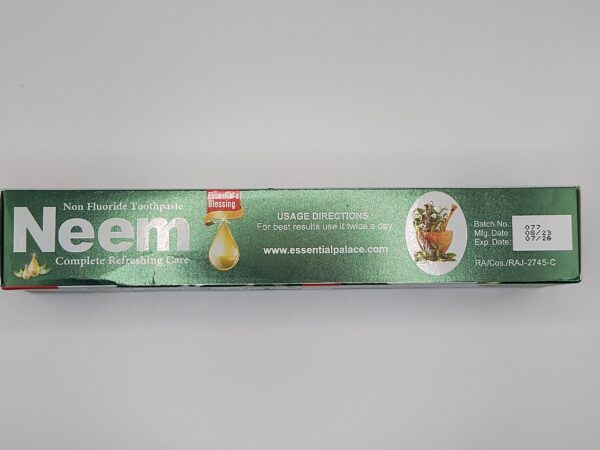 Neem Essential Toothpaste New 5 in 1 non Fluoride & paraben free - Image 3